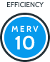 Efficiency MERV 10